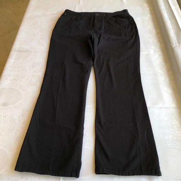 Lauren Jeans Co. Women’s Black Jeans Pants Size 12 Straight Leg Ralph Lauren - Picture 15 of 16